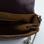 Stella McCartney // Quilted Leather Mini Becks Shoulder Bag // Brown