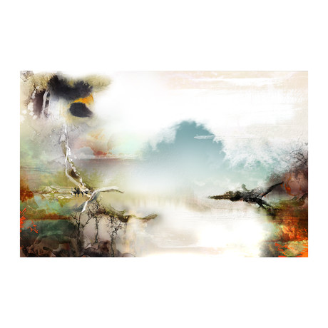 Foggy Landscape (10"W x 15"H x 1.5"D)