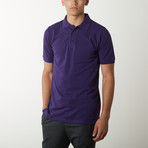 Pique Polo // Purple (XL)