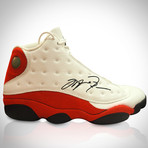Michael Jordan // Signed Shoe // Custom Museum Display
