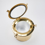 Brass Porthole Ice Bucket