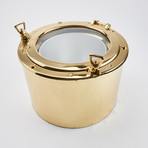 Brass Porthole Ice Bucket