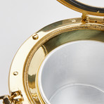 Brass Porthole Ice Bucket