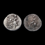 Alexander the Great Lysimachos // 323-281 BCE Silver Tetradrachm Coin