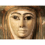 White Feminine Sarcophagus Mask