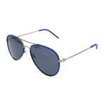 Norris Sunglasses // Blue Ruthenium