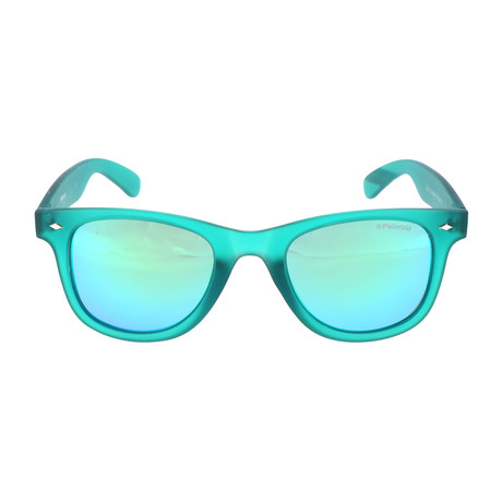 Unisex 6009-N S Sunglasses // Transparent Dark Green