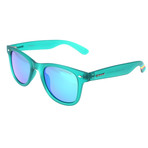 Unisex 6009-N S Sunglasses // Transparent Dark Green