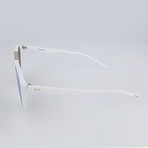 Unisex 6023-S V63 Sunglasses // Matte White