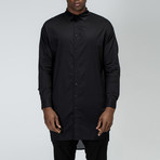 Button Up Patrick // Black (S)