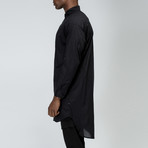 Button Up Patrick // Black (S)