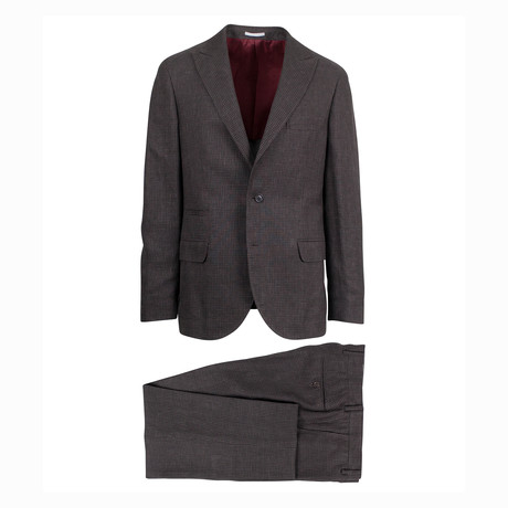Riva Wool Blend Suit // Brown (Euro: 50)