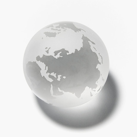 Globe Paperweight // 3" Clear