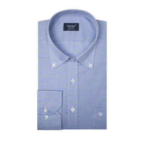 Little Rock LS Button Collar Shirt // Blue (S)
