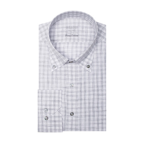 Des Moines LS Button Collar Shirt // Grey (S)