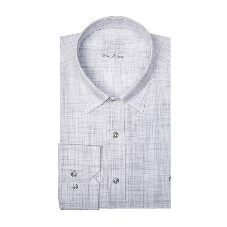 Topeka LS Button Collar Shirt // Grey (S)