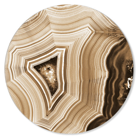 Magna Geode Tortoise (16"W x 16"H x 1"D)