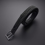 RattlerStrap Gun Metal Belt // Black (S)