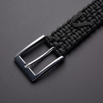 RattlerStrap Gun Metal Belt // Black (S)