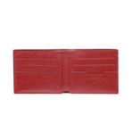 Bi-Fold Wallet // Carnation Red
