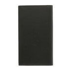 Long Bi-Fold Card Wallet // Black