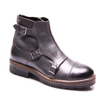 Kasey Triple Monk Boot // Antique Gray (Euro: 40)