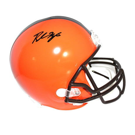 Signed Cleveland Browns Replica Helmet // Baker Mayfield