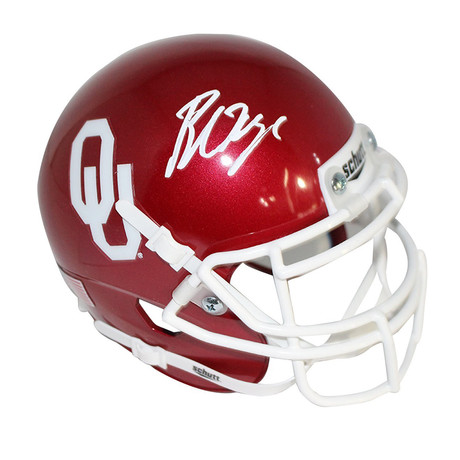 Baker Mayfield Signed Oklahoma Sooners Mini Helmet