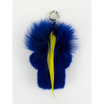 Fur Fendirumi Micro Monster Handbag Key Charm // Blue