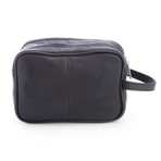 Toiletry Bag // Colombian Leather (Black)