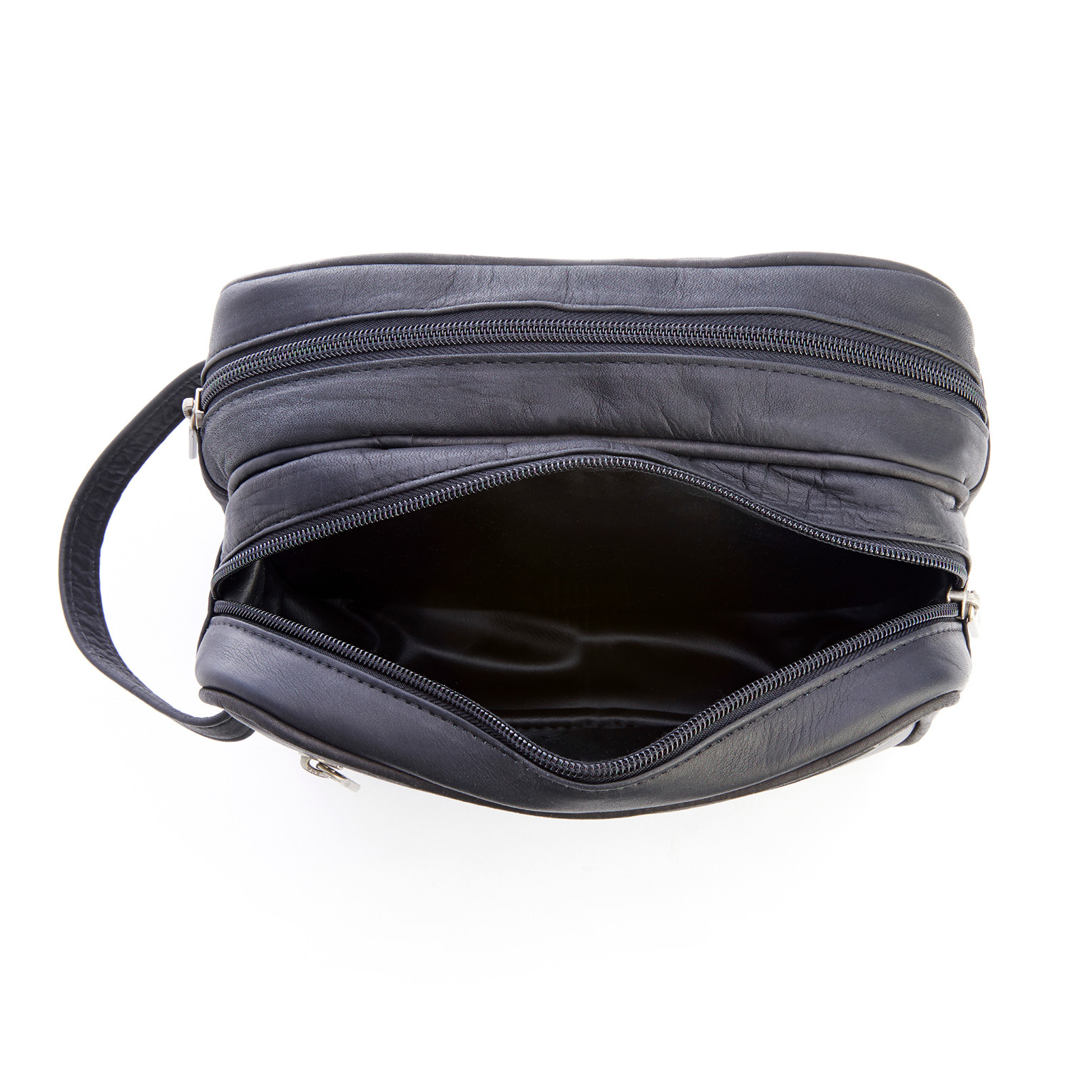 Toiletry Bag // Colombian Leather (Black) - Royce Leather - Touch of Modern