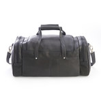 Overnight Carry On Duffel Bag // Colombian Leather (Black)