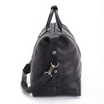 Weekender Duffel Bag // Colombian Leather (Black)