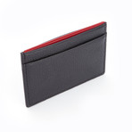 RFID Blocking Card Case // Pebbled Leather