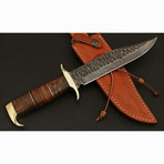 Damascus Bowie Knife // BK009