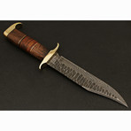 Damascus Bowie Knife // BK009