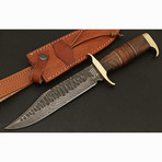 Damascus Bowie Knife // BK009