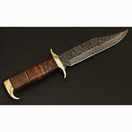 Damascus Bowie Knife // BK009