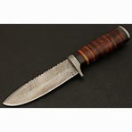 Damascus Hunting Knife // BK0022