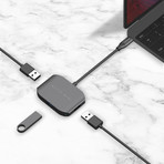 Multi-port Adapter // USB-C To USB // Space Grey