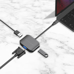 Multi-port Adapter // USB-C To VHA // Space Grey