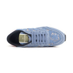 Valentino // Suede Lace Rockstud Sneakers // Blue (Euro: 34)