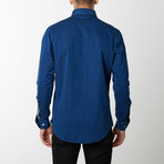 Long-Sleeve Chambray Shirt // Indigo (2XL)
