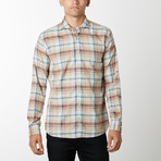 Double Face Long-Sleeve Button Down // Soft Brown (XL)