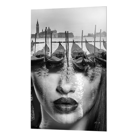 Venetian Mask // Aluminum Print (16"L x 24"H)