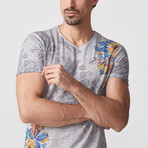 Miguel Printed T-Shirt // Gray (XL)