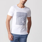 Delmar Printed T-Shirt // White (2XL)
