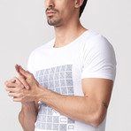 Delmar Printed T-Shirt // White (2XL)