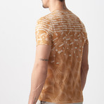 Brett Printed T-Shirt // Camel (S)