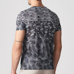 Mose Printed T-Shirt // Black (XL)
